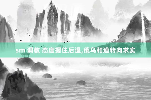 sm 调教 态度握住后退，俄乌和道转向求实